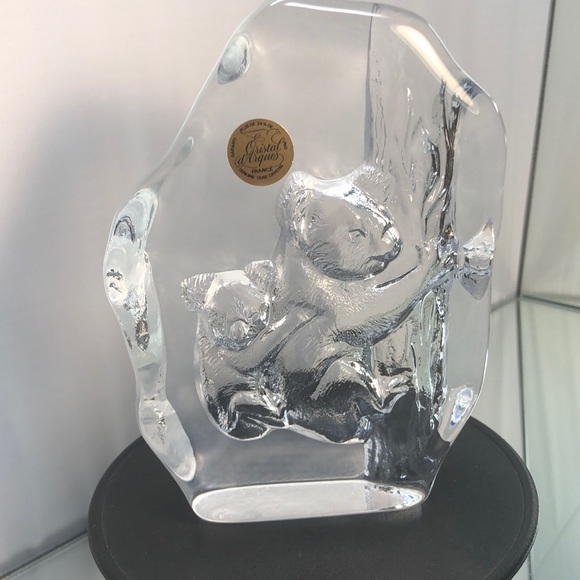 Crystal koala, bear paper, weight shelf, decoration clear crystal - Picture 1 of 12